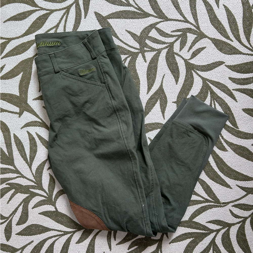 Elation Platinum Hunter Green Breech 28